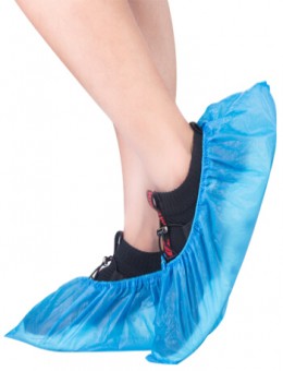 High quality dust-proof waterproof wear-resisting disposable CPE shoe covers overshoes