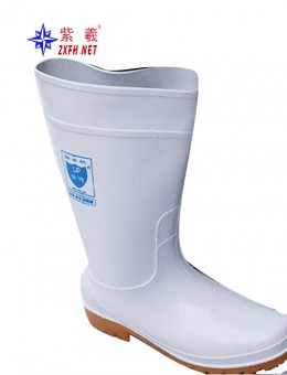 Food-grade white middle rainboots