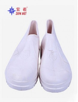 Yuanbao rubber shoes Food-grade white low rainboots